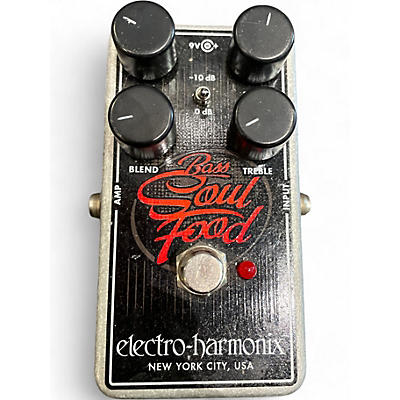 Used Electro-Harmonix Bass Soul Food Overdrive Bass Effect Pedal