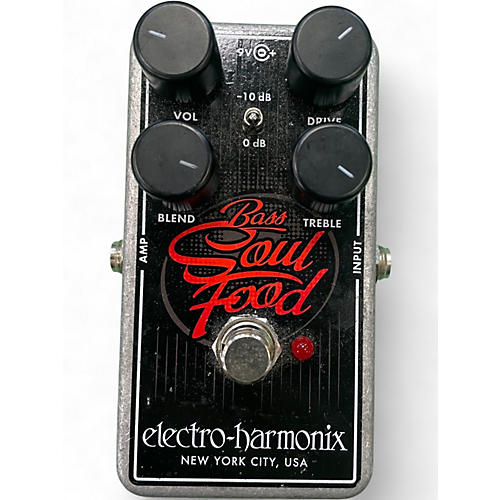 Used Electro-Harmonix Bass Soul Food Overdrive Bass Effect Pedal