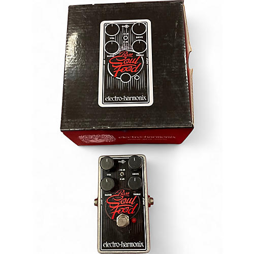 Used Electro-Harmonix Bass Soul Food Overdrive Bass Effect Pedal