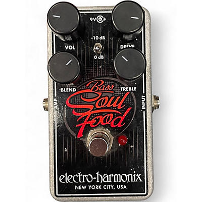 Used Electro-Harmonix Bass Soul Food Overdrive Bass Effect Pedal