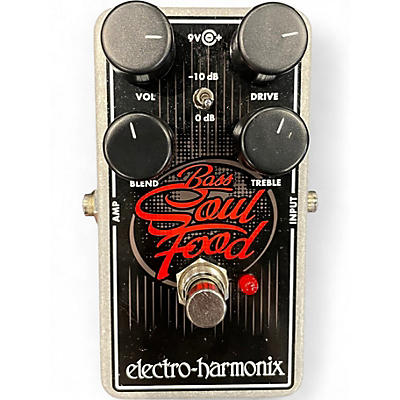Used Electro-Harmonix Bass Soul Food Overdrive Bass Effect Pedal