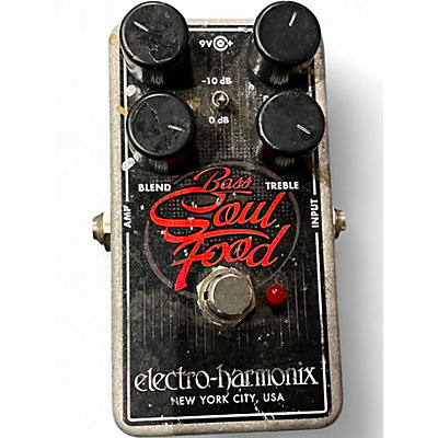 Used Electro-Harmonix Bass Soul Food Overdrive Bass Effect Pedal