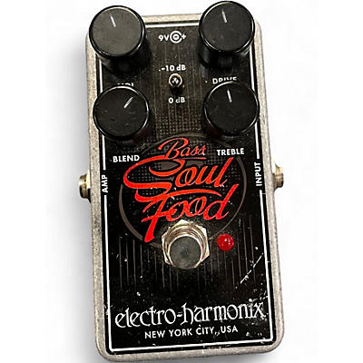 Used Electro-Harmonix Bass Soul Food Overdrive Bass Effect Pedal
