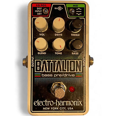 Used Electro-Harmonix Battalion Bass Effect Pedal