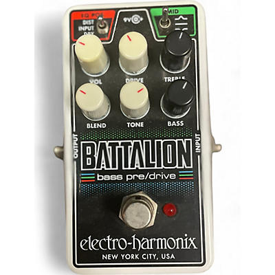 Used Electro-Harmonix Battalion Bass Preamp Bass Effect Pedal