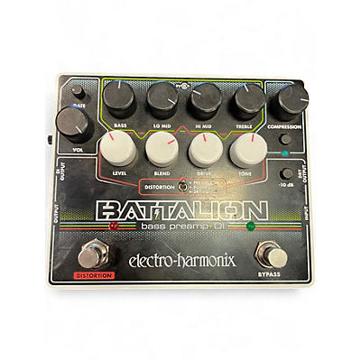 Used Electro-Harmonix Battalion Bass Preamp Bass Effect Pedal