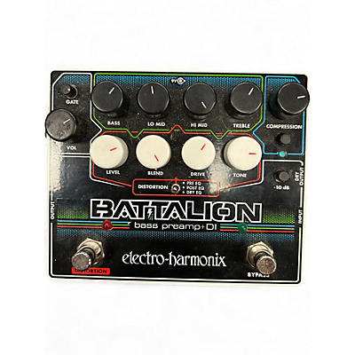 Used Electro-Harmonix Battalion Bass Preamp Bass Preamp