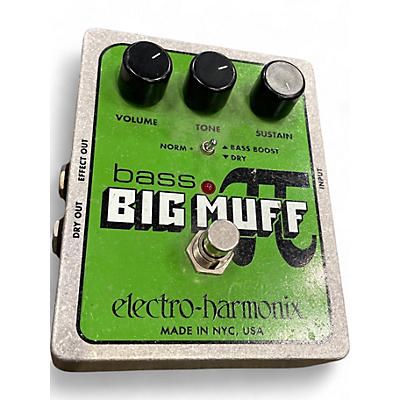 Used Electro-Harmonix Big Muff Pi Bass Distortion Effect Pedal