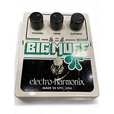 Used Electro-Harmonix Big Muff Tone Wicker Distortion Effect Pedal