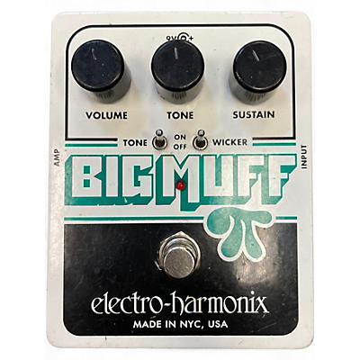Used Electro-Harmonix Big Muff Tone Wicker Distortion Effect Pedal