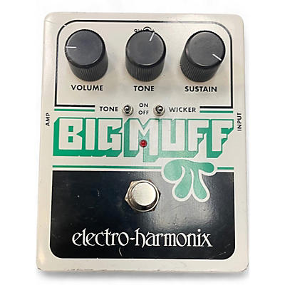 Used Electro-Harmonix Big Muff Tone Wicker Distortion Effect Pedal