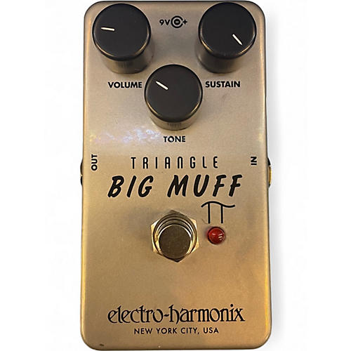 Used Electro-Harmonix Big Muff Triangle Pi Distortion Effect Pedal