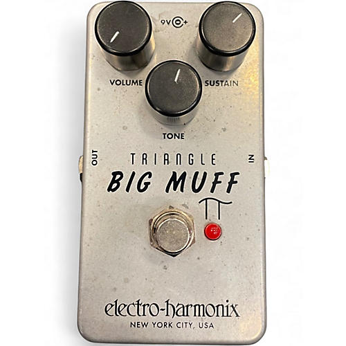 Used Electro-Harmonix Big Muff Triangle Pi Distortion Effect Pedal
