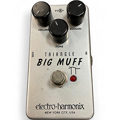 Used Electro-Harmonix Big Muff Triangle Pi Distortion Effect Pedal