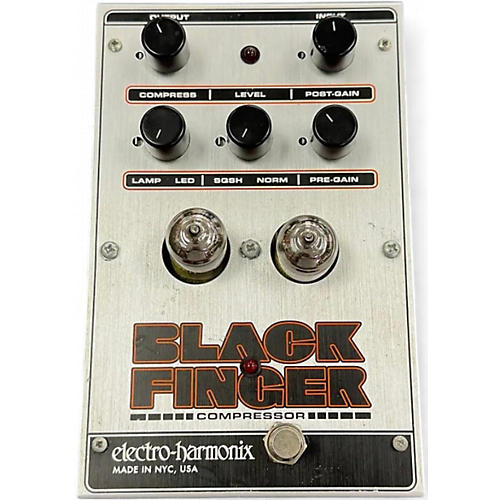 Used Electro-Harmonix Black Finger Compressor Effect Pedal