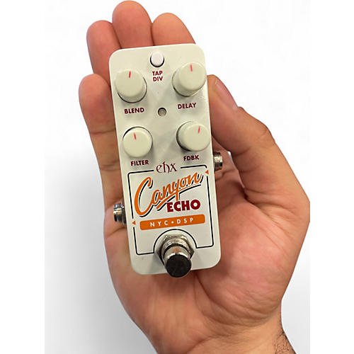 Used Electro-Harmonix CANYON ECHO Effect Pedal Package