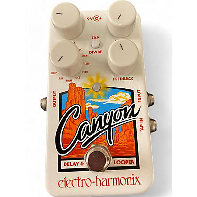 Used Electro-Harmonix Canyon Delay and Looper Effect Pedal