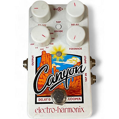 Used Electro-Harmonix Canyon Delay and Looper Effect Pedal