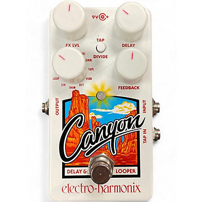 Used Electro-Harmonix Canyon Delay and Looper Effect Pedal