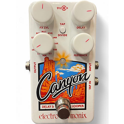 Used Electro-Harmonix Canyon Delay and Looper Effect Pedal