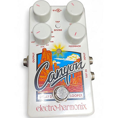 Used Electro-Harmonix Canyon Delay and Looper Effect Pedal