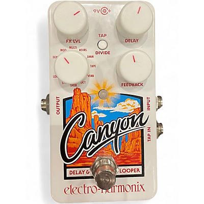Used Electro-Harmonix Canyon Delay and Looper Effect Pedal