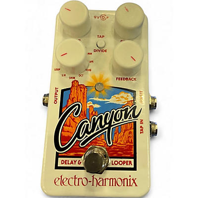 Used Electro-Harmonix Canyon Delay and Looper Effect Pedal