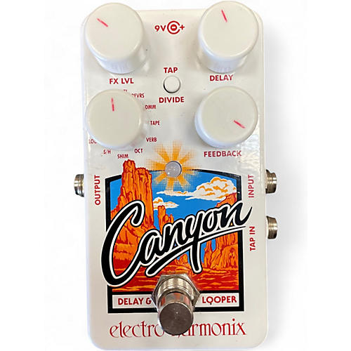 Used Electro-Harmonix Canyon Delay and Looper Effect Pedal
