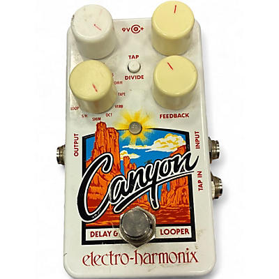 Used Electro-Harmonix Canyon Delay and Looper Effect Pedal