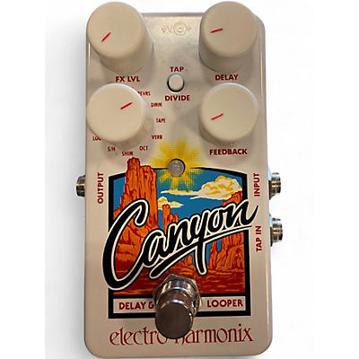 Used Electro-Harmonix Canyon Delay and Looper Effect Pedal