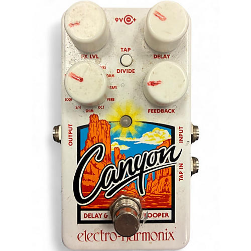 Used Electro-Harmonix Canyon Delay and Looper Effect Pedal