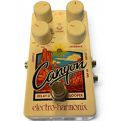 Used Electro-Harmonix Canyon Delay and Looper Effect Pedal