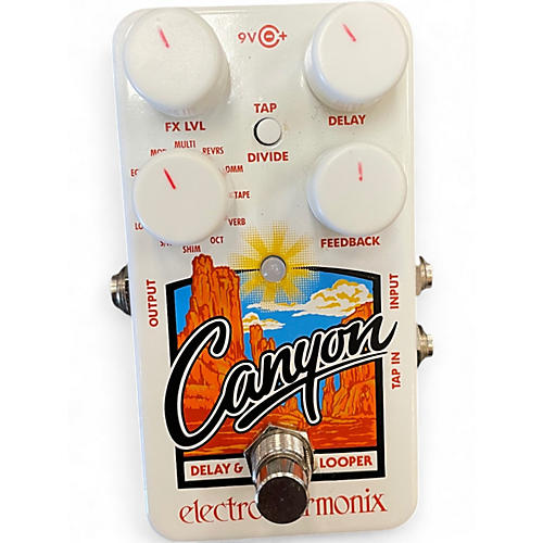 Used Electro-Harmonix Canyon Delay and Looper Effect Pedal