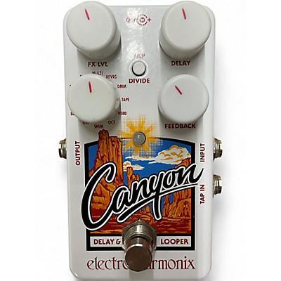 Used Electro-Harmonix Canyon Delay and Looper Effect Pedal