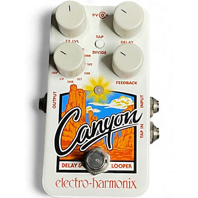 Used Electro-Harmonix Canyon Delay and Looper Effect Pedal