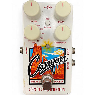 Used Electro-Harmonix Canyon Delay and Looper Effect Pedal