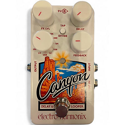 Used Electro-Harmonix Canyon Delay and Looper Effect Pedal