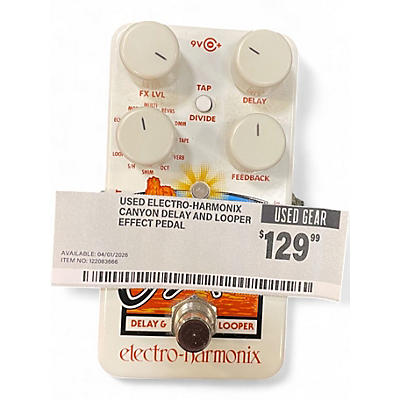 Used Electro-Harmonix Canyon Delay and Looper Effect Pedal