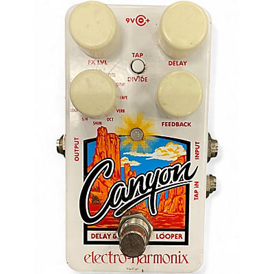 Used Electro-Harmonix Canyon Delay and Looper Effect Pedal