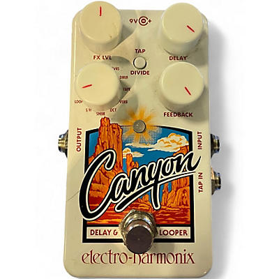 Used Electro-Harmonix Canyon Delay and Looper Effect Pedal