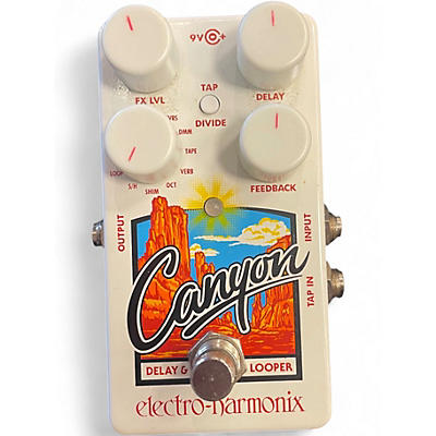 Used Electro-Harmonix Canyon Delay and Looper Effect Pedal