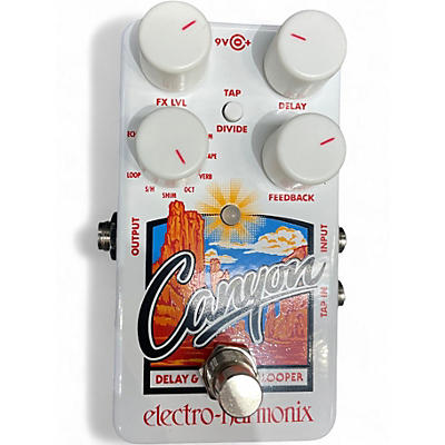 Used Electro-Harmonix Canyon Delay and Looper Effect Pedal