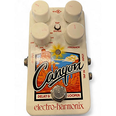 Used Electro-Harmonix Canyon Delay and Looper Effect Pedal
