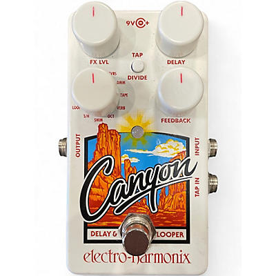 Used Electro-Harmonix Canyon Delay and Looper Effect Pedal