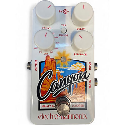 Used Electro-Harmonix Canyon Delay and Looper Effect Pedal