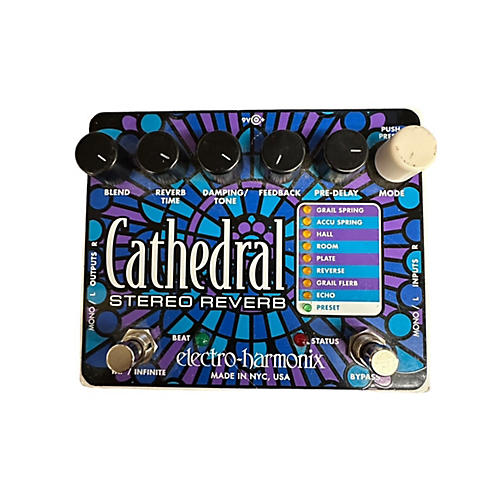 Electro-Harmonix Used Electro-Harmonix Cathedral Stereo Reverb Effect Pedal