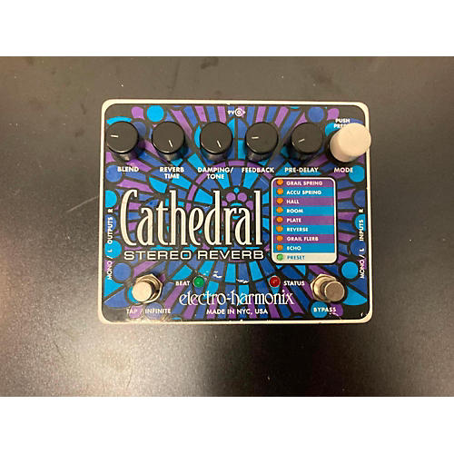 Electro-Harmonix Used Electro-Harmonix Cathedral Stereo Reverb Effect Pedal