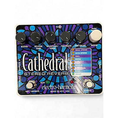 Used Electro-Harmonix Cathedral Stereo Reverb Effect Pedal