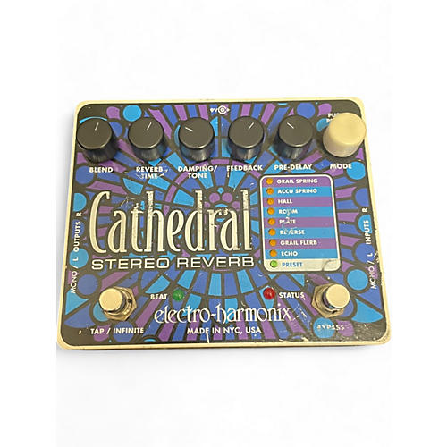 Electro-Harmonix Used Electro-Harmonix Cathedral Stereo Reverb Effect Pedal