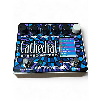 Used Electro-Harmonix Cathedral Stereo Reverb Effect Pedal